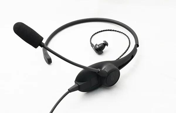 【WEB会議やインカムに】PTTボタン付きネックセットマイク NS1-PTT V2　HOLLYLAND/DJI対応　エレクトリックマイク対応インカムに使用可能 ストレス低減 PTTボタン付き