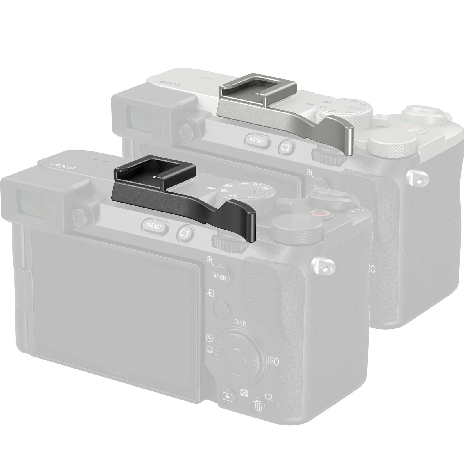 SmallRig Sony Alpha 7C II/Alpha 7CR/Alpha 7C 用サムグリップ（シルバー/ブラッ...