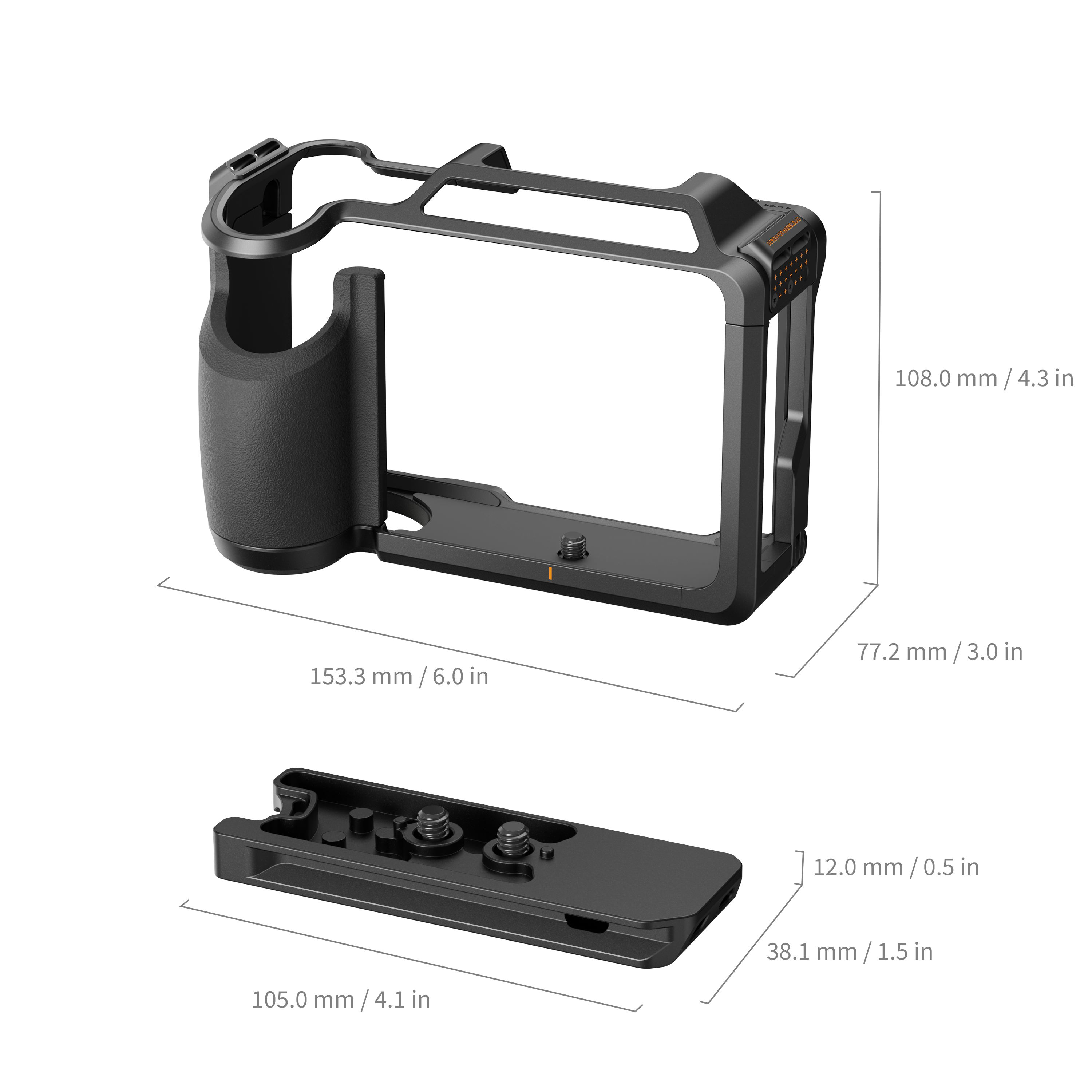 SmallRig5929 モジュラーメタルケージ（ハッセルブラッド c用）（ブラック）5929