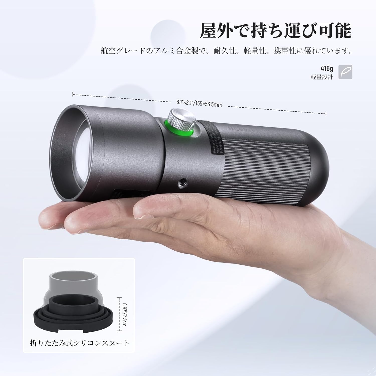 NEEWER FL10 BASICS RGB 撮影ライト ビデオライト 写真用懐中電灯 4色/20ゴボフィ...