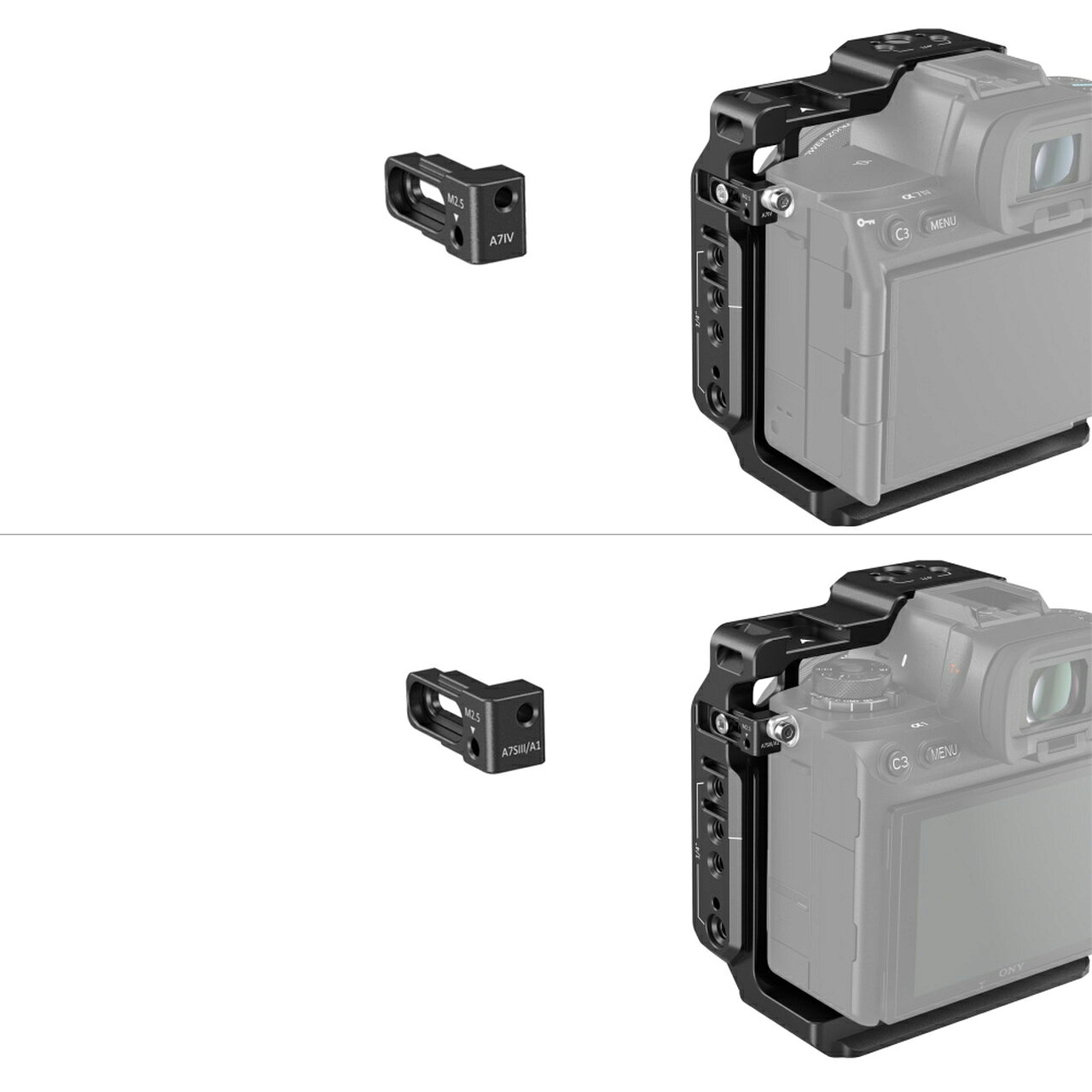SmallRig3639 Sony Alpha 7 V / Alpha 7 IV/Alpha 7S III/Alpha 1/Alpha 7RIV 用ハ...