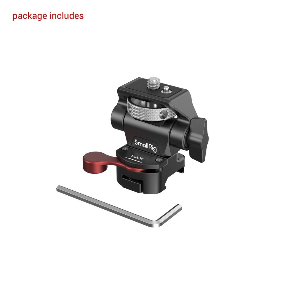SmallRig2906B パン軸＆チルト軸調整可能モニターマウント（NATO互換） SR2906B