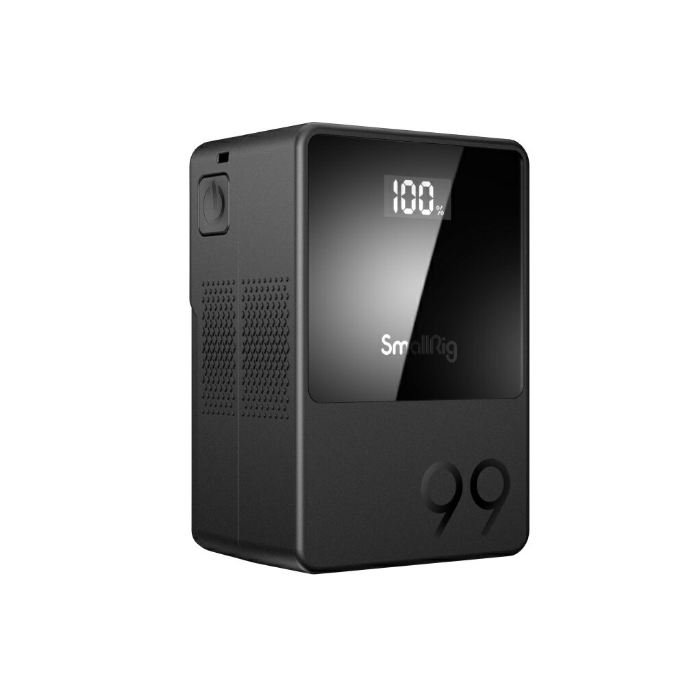 SmallRig VB99 ミニVマウントバッテリー 6700mAh(99Wh/14.8V) 100W PD USB-C急速充電 OLED スクリーン DCポート二つ D-TAP USB-A BPインターフェース カメラ対応 ビデオカメラ対応 モニター用 スマートフォン用 コンパクト バッテリー v mount battery SR3580B
