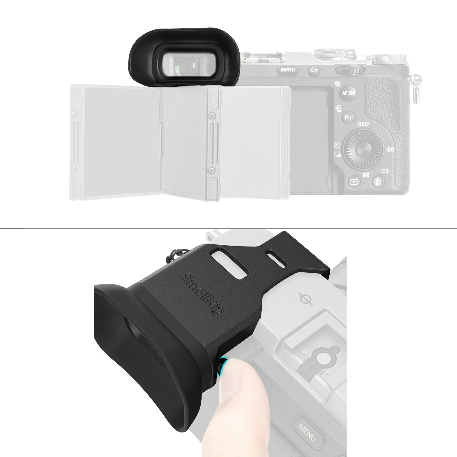 SmallRig Sony Alpha 7C II / Alpha 7CR 用カメラファインダーアイカップ SR4819