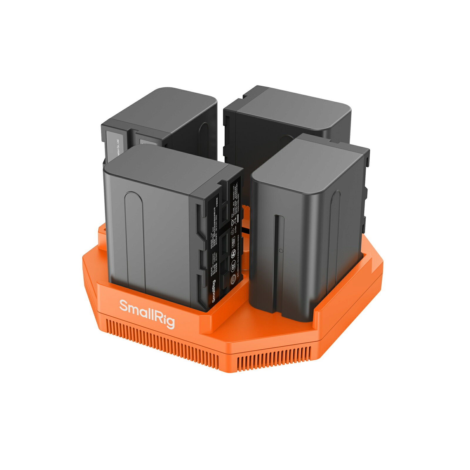 SmallRig4837 スモールリグ NP-F 4チャンネルカメラバッテリー充電器 SR4837