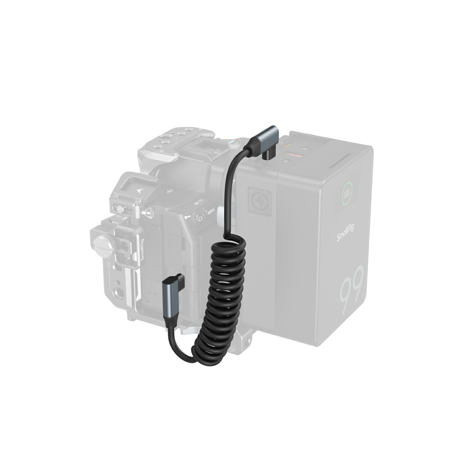 SmallRig4793 スモールリグ USB-C（角度付き）からUSB-C（角度付き） コイルデータ...