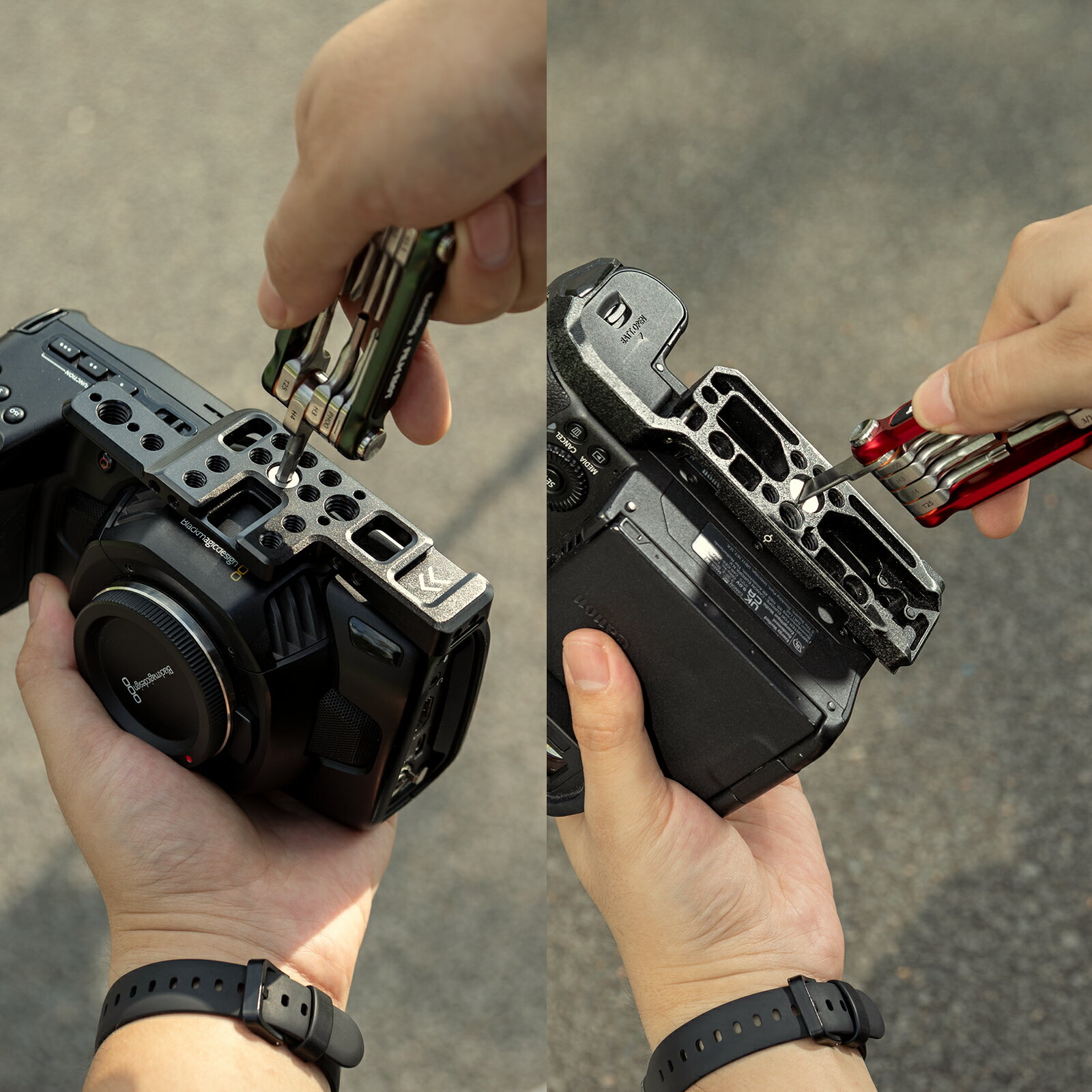 SmallRig x FILM RIOT 7-in-1 折りたたみレンチセット 複数の角度調整機能付き（ブ...