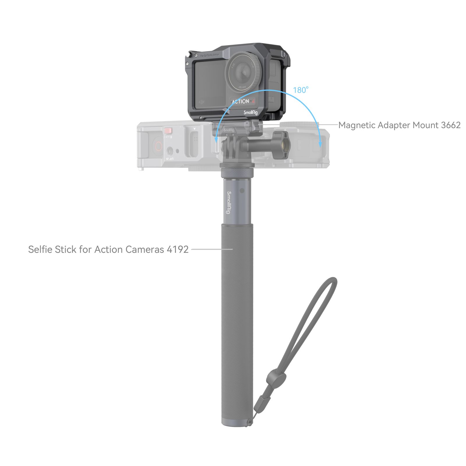 SmallRig ���⡼��ꥰ DJI Osmo Action 3/4/5 pro�� ������ SR4119C