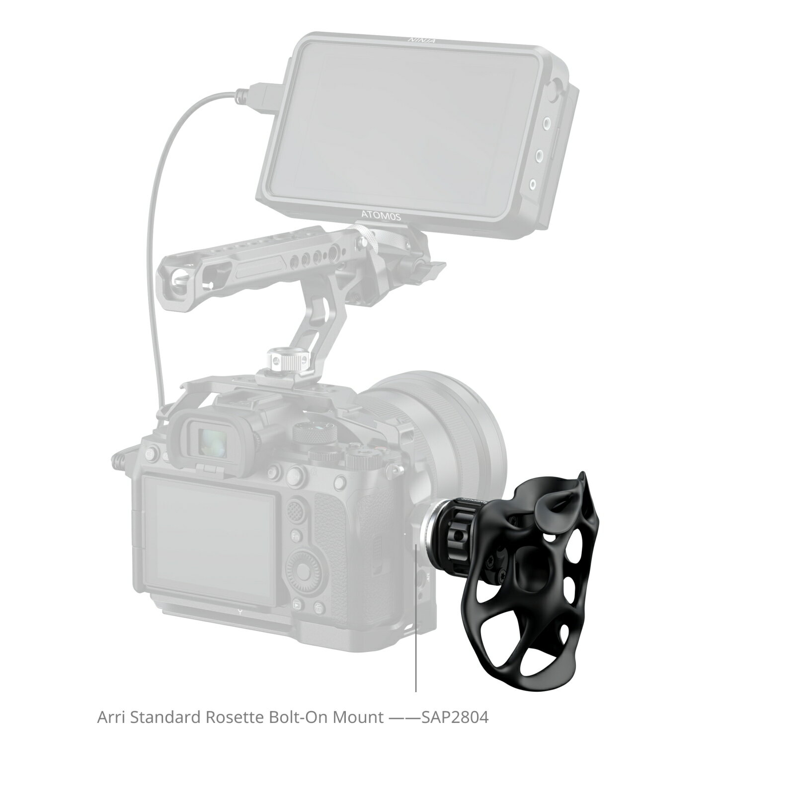 SmallRig スモールリグ ImageGripシリーズ リキッドハンドル 右側 ARRIロゼット付...