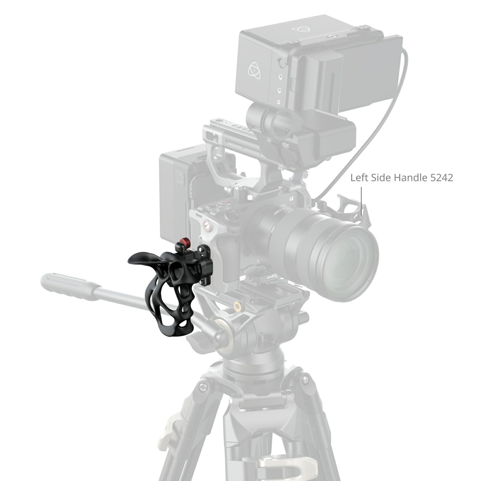 SmallRig5243 ImageGripシリーズ リキッドハンドル 右側 NATOクランプ付き SR5243