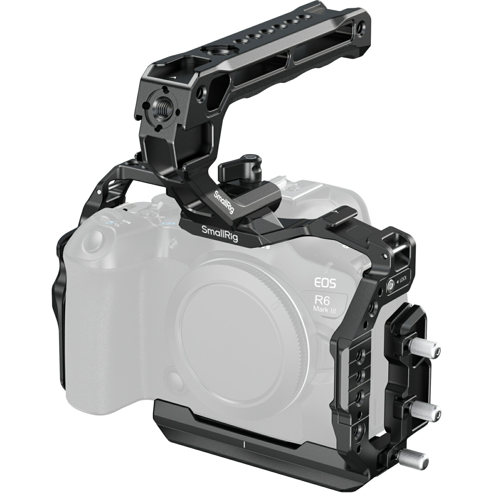 SmallRig Canon EOS R6 Mark III/R6 II/R5 II用 トップハンドル ケージキット SR5955