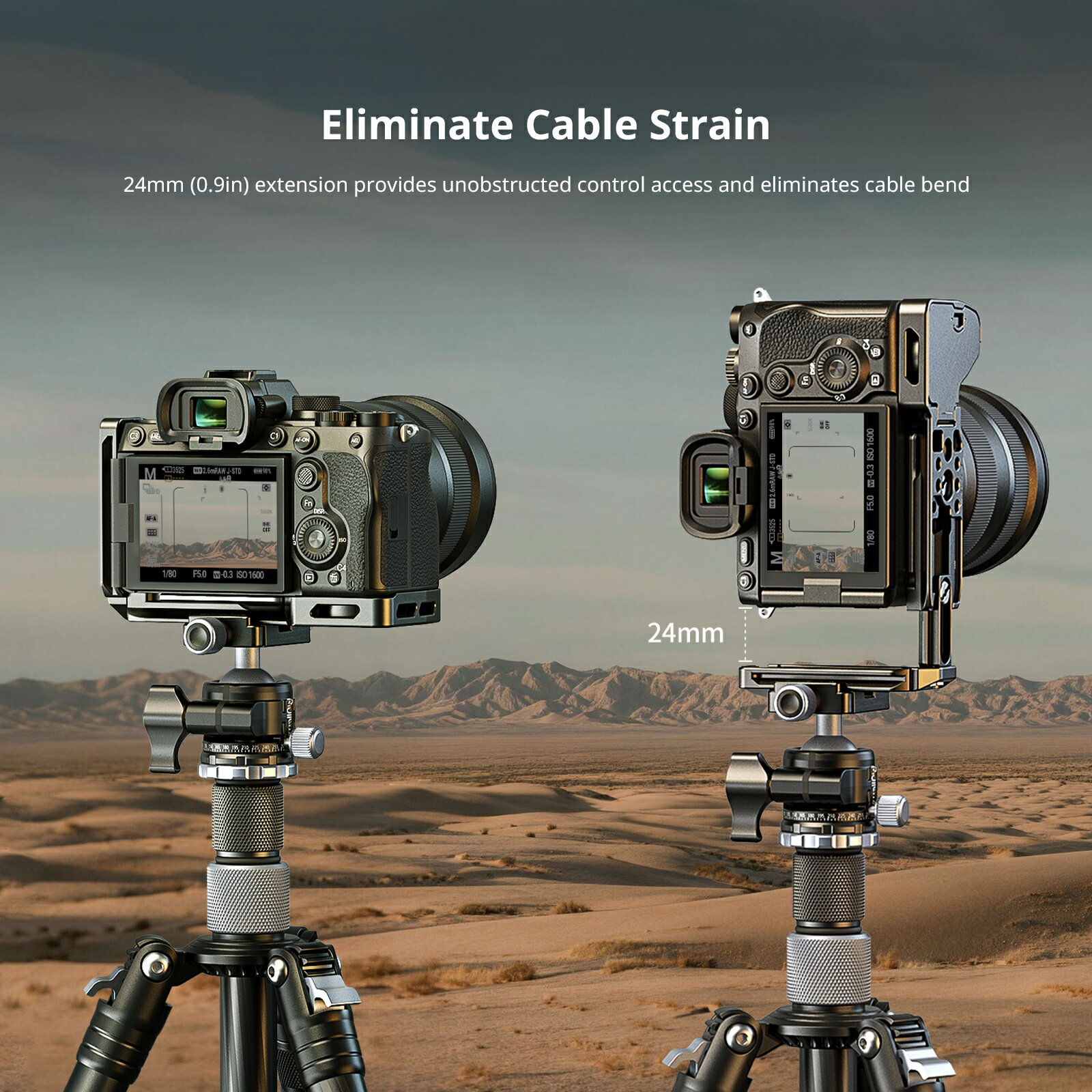 SmallRig 6034 Sony A7 V / A7R V / A7 IV / A7S III / A1 / A7R IV��L�����ޥ���ȥץ졼�ȡʥ������������å��դ���