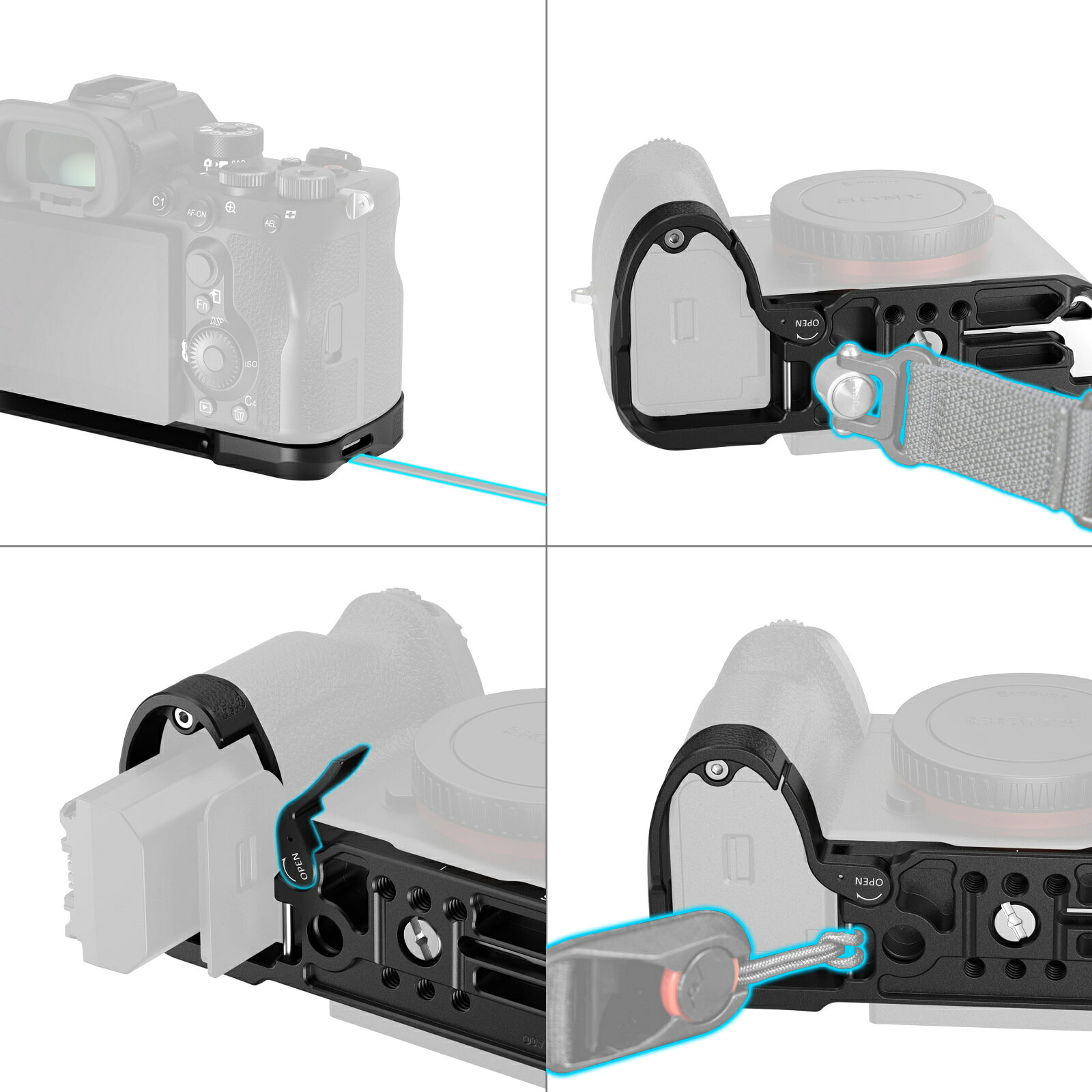 SmallRig ソニーα7R VI用 ベースプレートマウントプレート SR6705