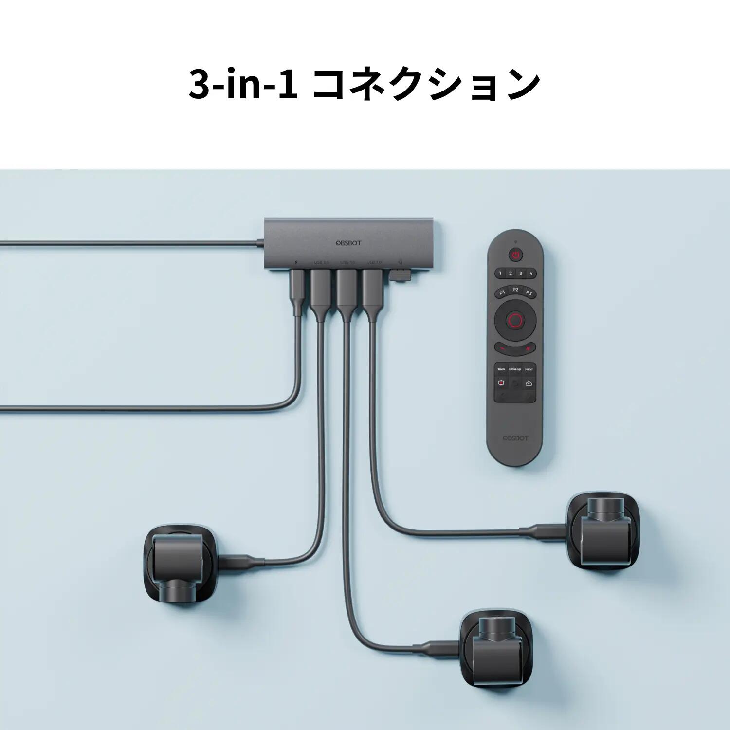 OBSBOT 3-in-1 USB 3.0 �ϥ�