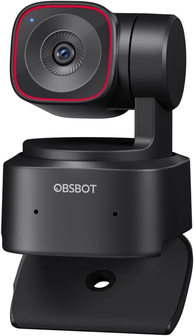 OBSBOT Tiny 2 Lite AIパワードPTZ 4Kウェブカメラ 自動追跡 4800万画素 HDR 位相差検出AF フィルター加工 ノイズ低減 会議 ...