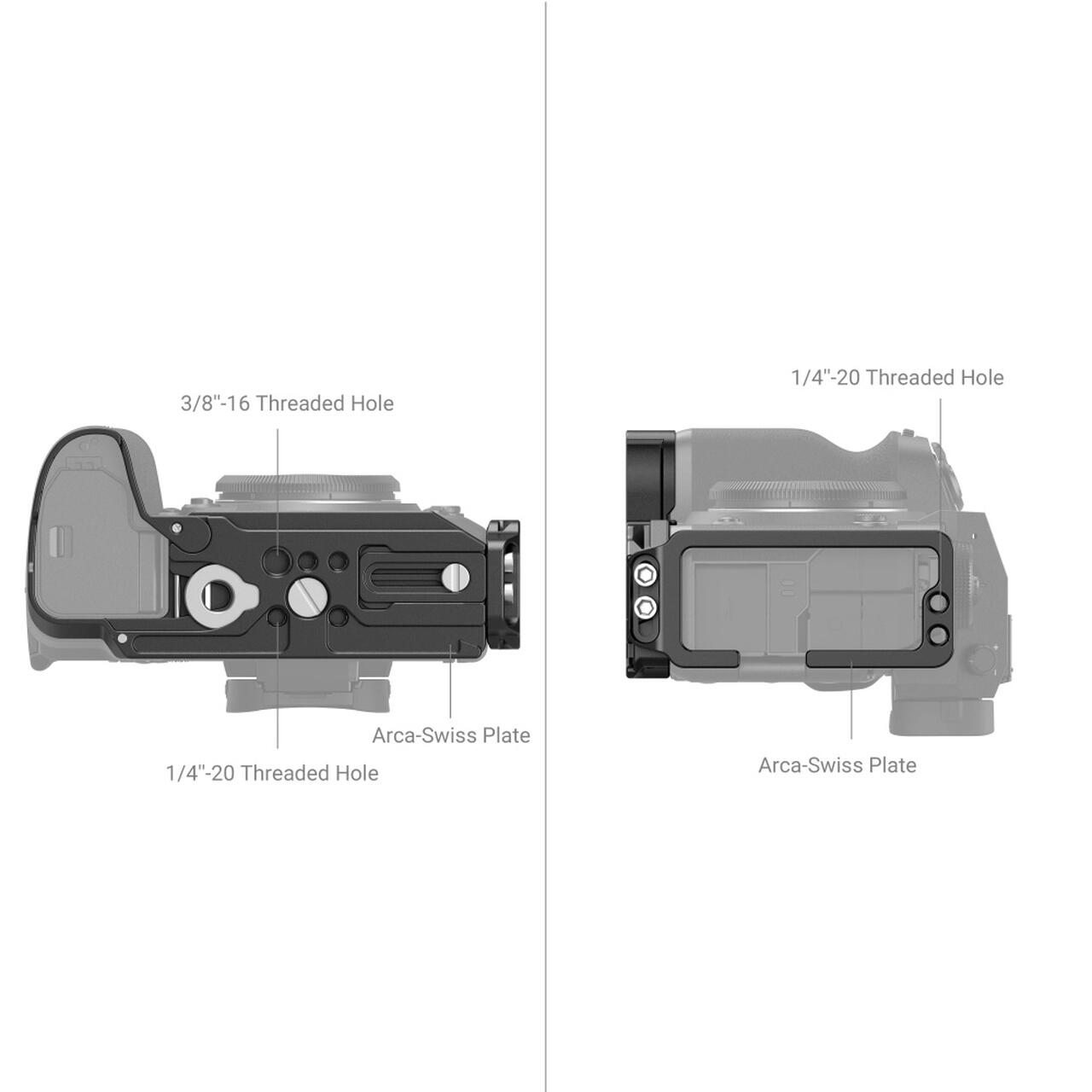 SmallRig スモールリグ 富士フィルム X-H2S用 Lブラケット SR3928B