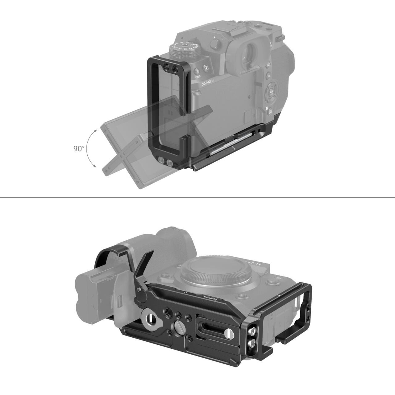 SmallRig スモールリグ 富士フィルム X-H2S用 Lブラケット SR3928B