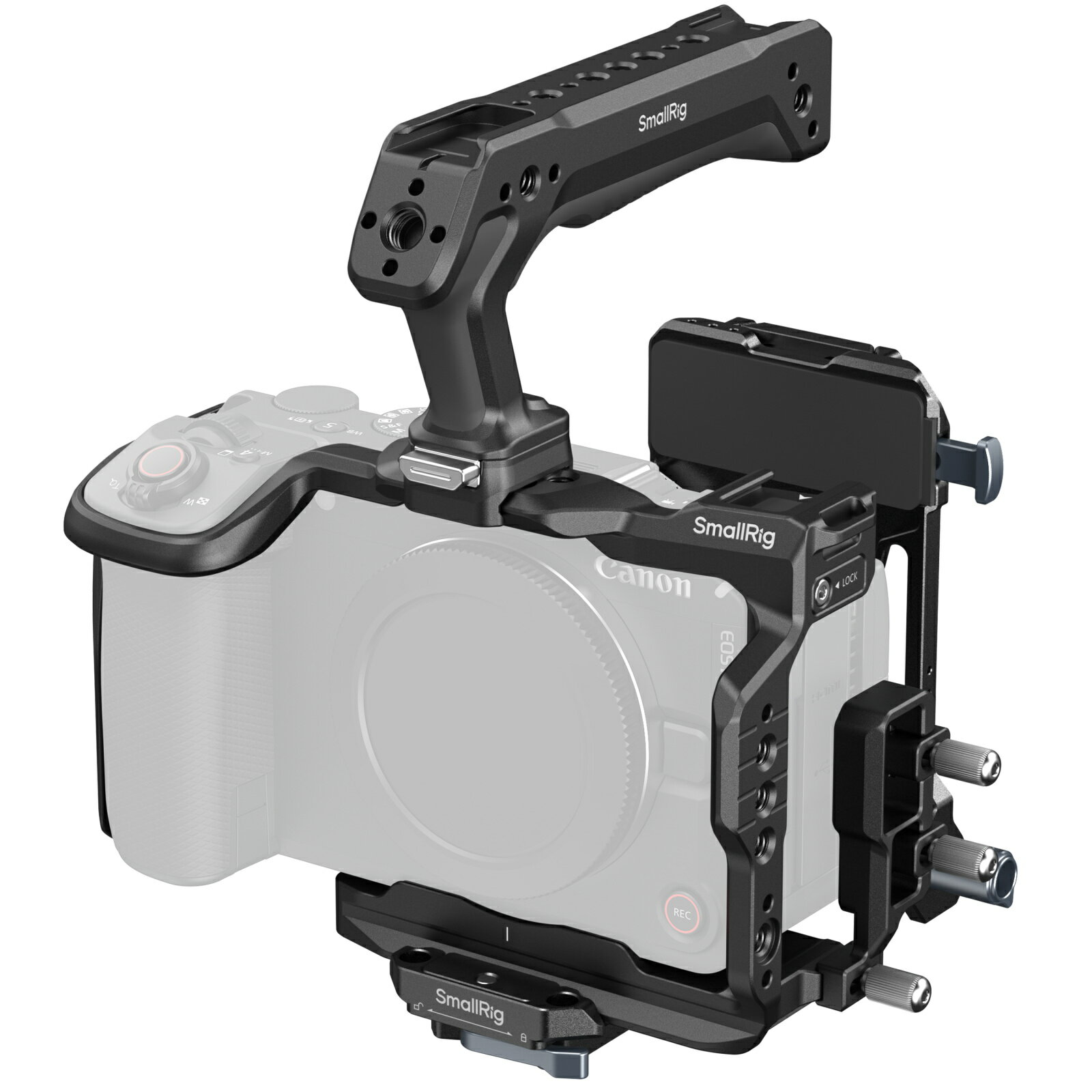 SmallRig キャノン EOS R6 V 用 HawkLock クイックリリースケージ