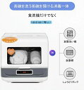 食洗機 食器洗い乾燥機 食洗器 工事不要 設置 卓上 タンク式 食器洗浄機 食器乾燥機 食器洗い機 食器洗浄乾燥機 皿洗い 3人用 家事 時短 食洗機 据え置き...