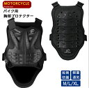 プロテクター ボディプロテクター バイクガード バイク用インナージャケット 軽量 強度 チェストガード 胸部 背中 転倒防護 オフロードツーリング