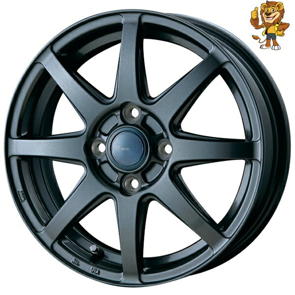 ホイール4本セット BEST AZ sports LX-8 (DGM) 16インチ 6.0J PCD:100/4H インセット:43 【法人宛て発..