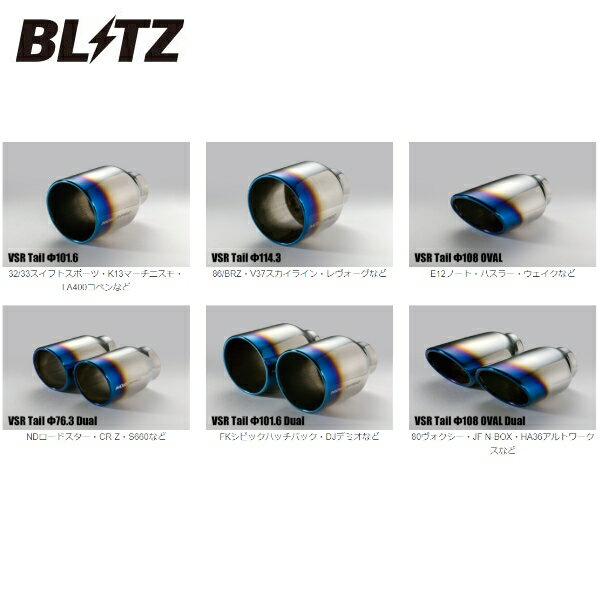 BLITZ (ブリッツ) マフラー NUR-SPEC VSR DAIHATSU コペン(COPEN) 2002/06-2010/03 L880K JB-DET [63118V]