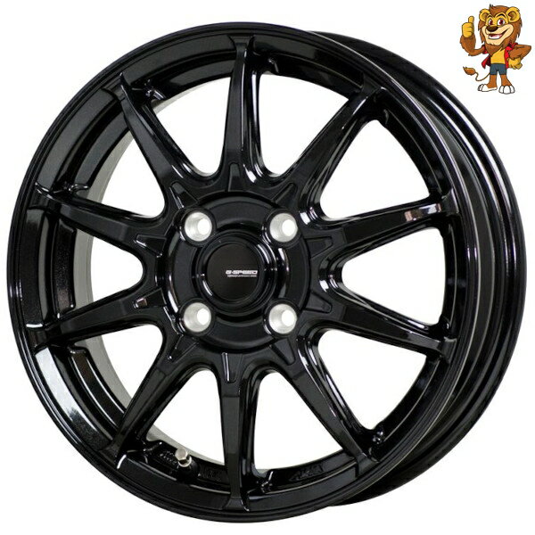 ホイール4本セット HOT STUFF G.speed G05 (MBK) 16インチ 5.5J PCD100/4H 50