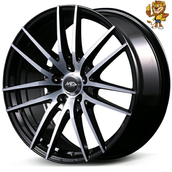 ホイール4本セット MID MID WHEELS RX14 (BKP) 18インチ 8.0J PCD：114.3/5H インセット：42 MID WHEELS RX14