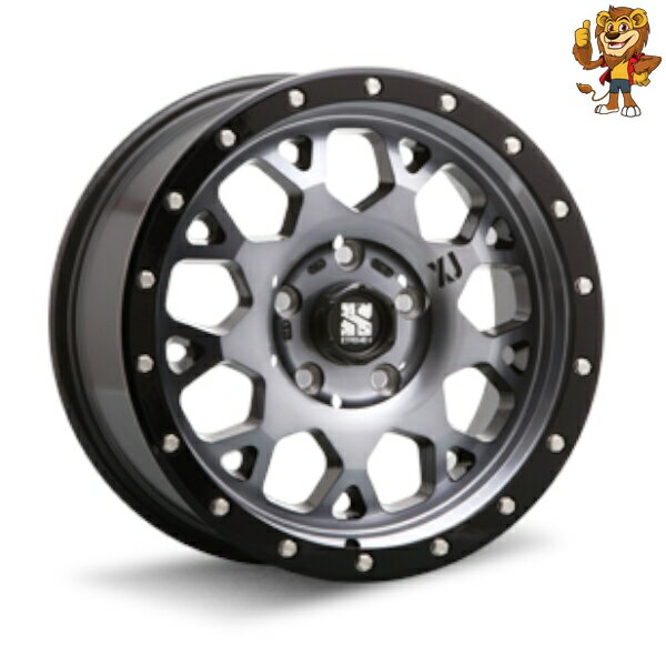 ホイール4本セット MLJ XTREME-J XJ04 16インチ 5.5J PCD:139.7 穴数:5 インセット:-5 グロスブラックマシーン/スモーククリア 【法人宛て発送限定】