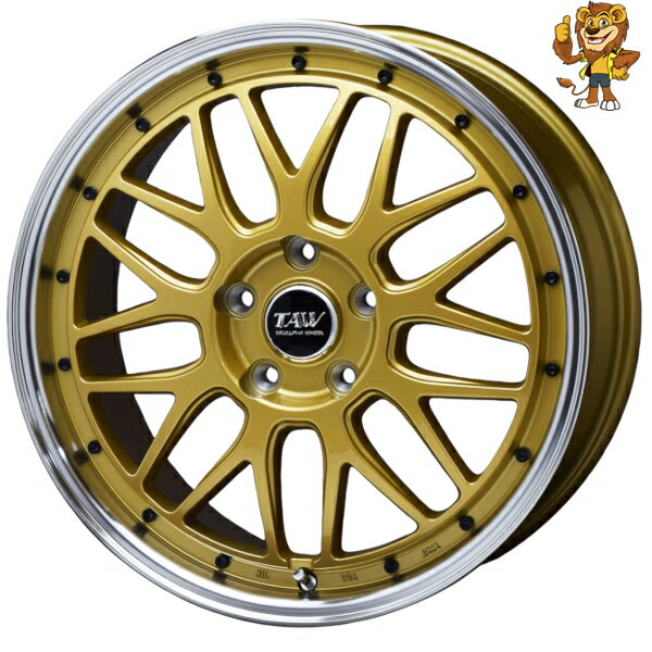 ホイール4本セット TAW Leowing FM9 (G) 18インチ 7.5J PCD:114.3 /5H インセット:35 レオウイング FM9 【法人宛て発送限定】