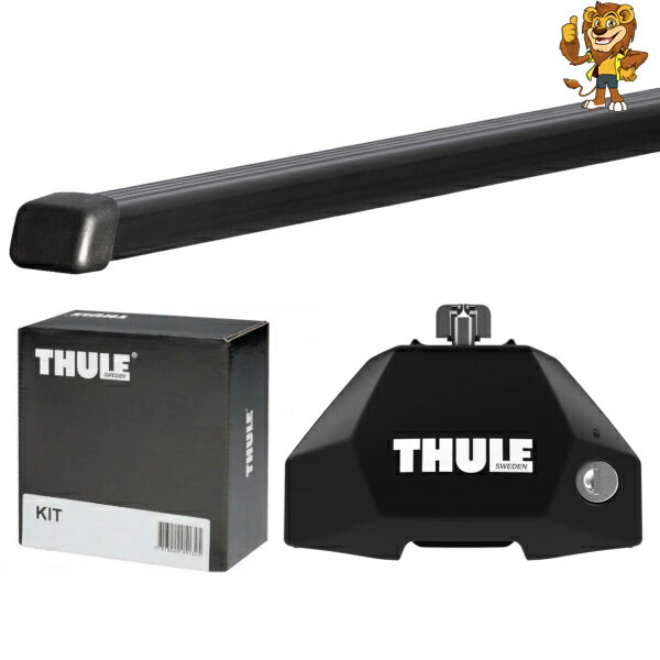 THULE ルーフキャリア スバル インプレッサXV/XV H24/10～ GP# ベースキャリアセット (スクエアバー) フット7107/バー7123/キット7041 カーキャリア