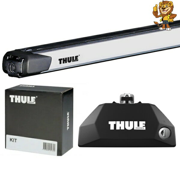 THULE 三菱 アウトランダー(PHEV含む） H24/10～ GF7W、GF8W, GG2W ベースキャリアセット (スライドバー) フット7106/バー892/キット6016