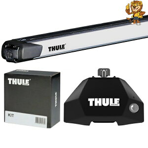 THULE ルーフキャリア メルセデスベンツ Vクラス、ビアノ、ヴィト 04～ 639# ベースキャリアセット (スライドバー) フット7107/バー893/キット7019 カーキャリア