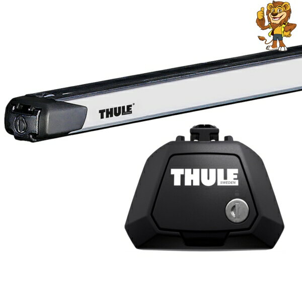 THULE ルーフキャリア トヨタ ハリアー H15/2～ U30W,U31W,U35WU36W ベースキャリアセット (スライドバー) フット710410/バー891 カーキャリア