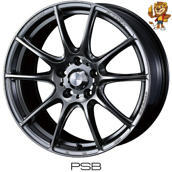 ホイールのみ1本 weds WEDSSPORT SA25R (PSB) 17インチ 7.0J PCD100/5H 48 ウェッズスポーツ SA25R 【法人宛て発送限定】