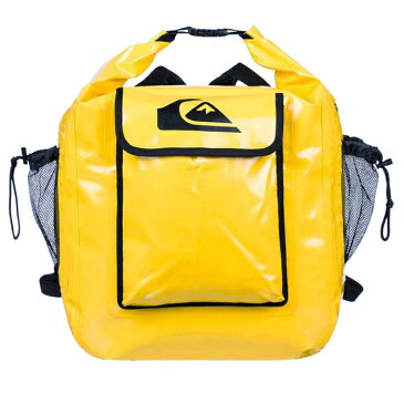 クイックシルバー (QUIKSILVER) デラックスウェットバッグバックパックリュック DELUX WETBAG/イエロー サーフィンのデッキパッドローカル初心者波情報デッキパッドデッキパッチの貼り方剥がし方おすすめフリークス