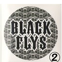 ブラックフライズ(BLACK FLYS)ステッカーSTICKER1　サングラスアイウェア専門のレイバンオークリー度付きウェアアパレルはtシャツキャップ無地おすすめの選び方 ウェットスーツはbewetセミドライ 防寒 代用 防水 保温 パンツ レディース ユニクロ メン