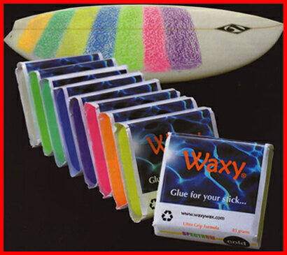 ワクシー ワキシーワックス(WAXY WAX) サーフワックス SURF WAX【遊び心満点にカラー ...