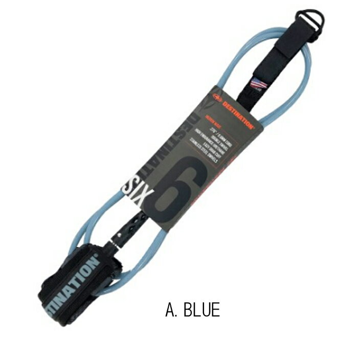 ǥƥ͡ (DESTINATION DS SURF) 6'(183cm)硼ȥܡ DOUBLE SWEIVEL LEASH 6 MEDIUM regular(DEST)ѥ ʼ  դ ǿ  ɳϡޥ Сӻ å   碌 Ӹ 碌 碌 顼 