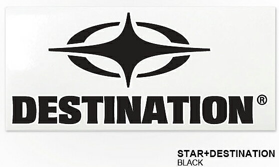 ディスティネーション(DESTINATION DS SURF)スター+ロゴステッカー STAR+LO ...