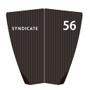 シンジケートジャパン (SYNDICATE JAPAN) ツーピースアラシスリットデッキパッド/ブラック SYNDICATE.JPN TRACTION SLIT 2 PIECE ARASHI/BLACK おすすめ フロント 貼り方 オクトパス クリア シンプル フリーク FCS フィッシュ 位置場所 砂浜 レンタル サーフボード ロ