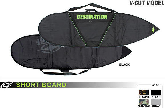 ディスティネーション (DESTINATION SURF DS SURF) 6'4"(193cm) デイバッグ ハードケース ショートボード用 DAY BAG HARD CASE SHORTBOARD 送料無料　ボードケース トリップ 自作 人気 ストラップ ロングボード