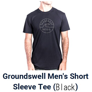 ワールドサーフリーグ(WoldSurfLeague)グランドスウェル半袖tシャツGround Swell Shoet Sleeve T-Shirts