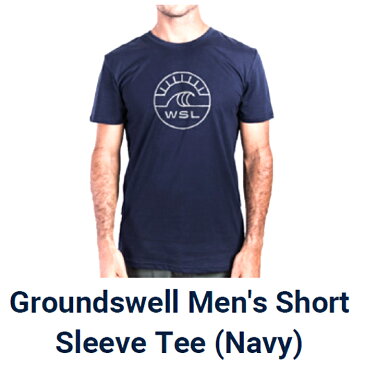 ワールドサーフリーグ(WoldSurfLeague)グランドスウェル半袖tシャツGround Swell Shoet Sleeve T-Shirts