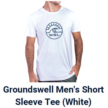 ワールドサーフリーグ(WoldSurfLeague)グランドスウェル半袖tシャツGround Swell Shoet Sleeve T-Shirts