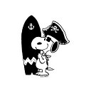 (タイムセール)ピーナッツ (PEANUTS) サーフステッカー SURF STICKER (SNP-21016) スヌーピー サーフボード ミュージアム グッ...