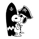 (タイムセール)ピーナッツ (PEANUTS) サーフステッカー SURF STICKER (SNP-21020) スヌーピー サーフボード ミュージアム グッ...