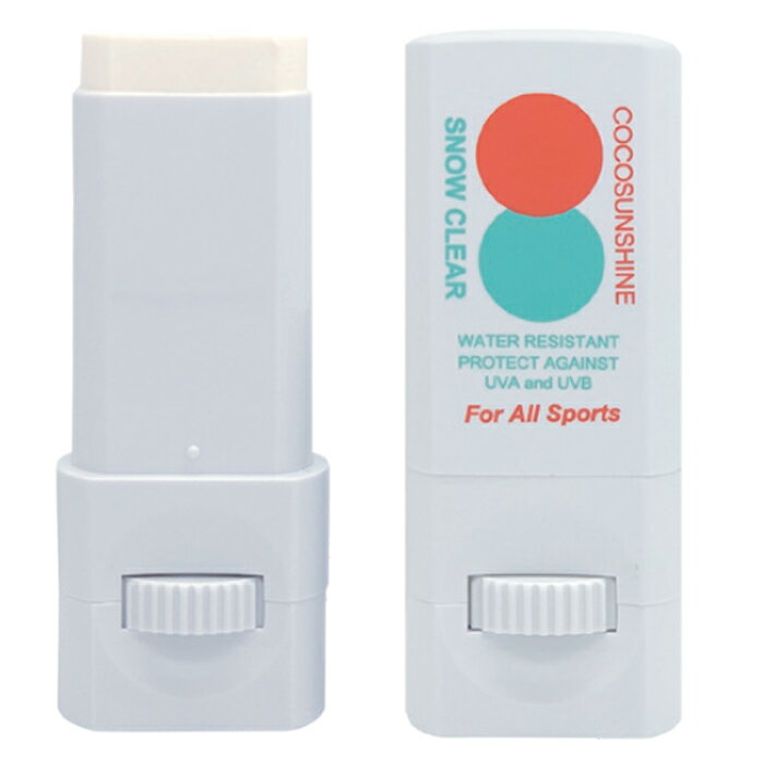 ココサンシャイン (COCOSUNSHINE) フェイススティック UV FACE STICK 全身顔用 日焼け止め/スノークリアSnowClear　コスメ化粧品 紫外線 UVカット UV NATURAL おすすめ 下地 敏感肌 塗り方おすすめ フロント 貼り方 オクトパス クリア シンプル フリーク FCS フィッシュ 位