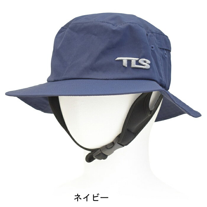 (タイムセール)ツールス トゥールス (TOOLS) サーフハット キャップ SPF50 水陸両用 TLS SURF HAT SPF50 Navy　ウェットスーツ 夏 ドルフィン パタゴニア 冬 被り方 おすすめ ロキシー 紫外線サーファー 便利 ローカル 初心者 事故タイムセールサーフィン コツ ねじ 怪我 ケのサムネイル