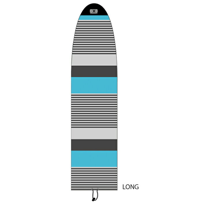 オーシャンアンドアース (OCEAN&EARTH) 9'6"(289cm) ロングボード用 ニットケース ストレッチカバー KNIT CASE STRETCH COVER LONGBOARD/Blue郵送指定で送料380円−代引決済不可 サーフボードサーフィンロングボードファンボード自作 手作り トリップ 旅行